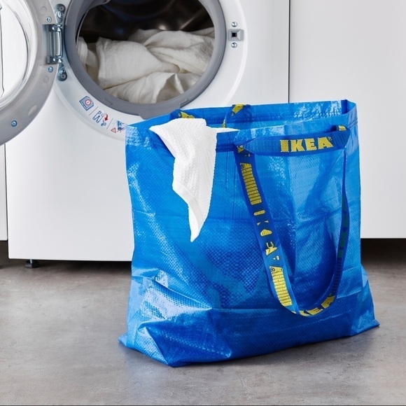 NWT IKEA Iconic Small Classic Shopping Shipping Reseller Blogger Favorite Tote - Picture 6 of 6